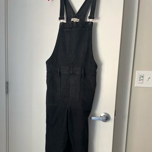 Madewell Straight-Leg Overalls in Lunar Wash
